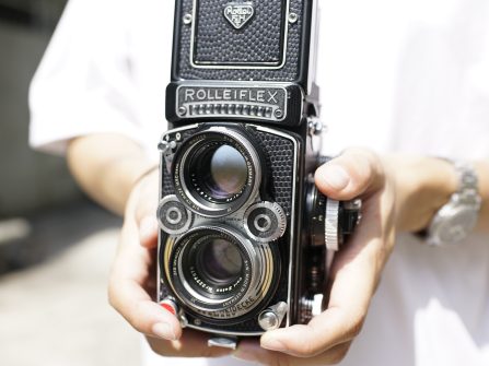 Rolleiflex - Real leather skin